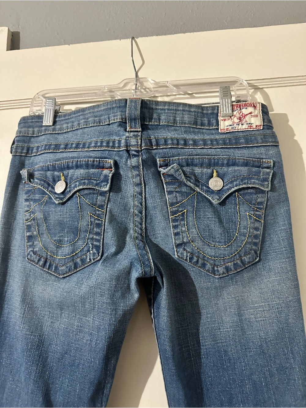 True Religion Vintage Religion Section Flair Jeans, Medium Wash size 31 y2k